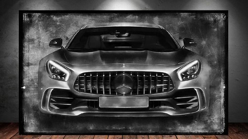 Leinwand bild xxl auto gt - er,