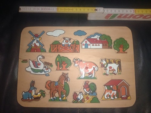 Holzpuzzle bauernhof - holzpuzzle,