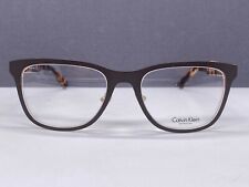 Calvin Klein Brille Damen Rechteckig Grau Braun Panto oval ck 8019