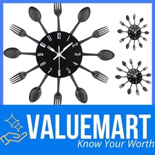 Küchenutensilien Wanduhr