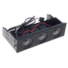 Front Panel Media Dashboard PC Speaker Stereo Surround Computer for Case Built i