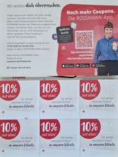 Rossmann 6x 10% Coupons 31.03