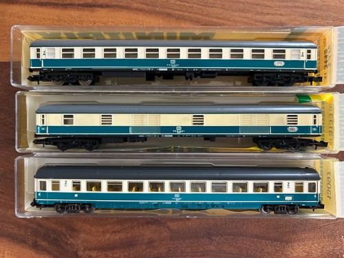 Minitrix schnellzugwagen - minitrix, 3x