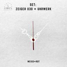 Quarzuhrwerk lautlos mit