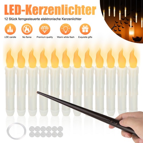 12x schwebende kerzen mit - 12x,