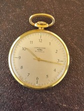 Junghans Taschenuhr Vergoldet