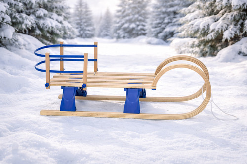 Faltschlitten holz mit - faltschlitten,