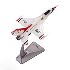 AF1 1:100 Diecast Militärmodell USAF F-16C Fighting Falcon Thunderbirds Sammlung