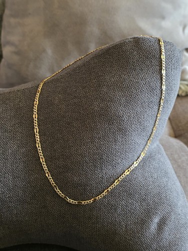 333 gelbgold figarokette - gelbgold,