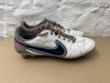 Nike Tiempo Legend 9 Fußballschuhe Gr. 44 weiß Rasen Alustollen