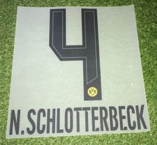 Nico Schlotterbeck Flock in Matchworn Size für euer BVB Dortmund Trikot 2024/25