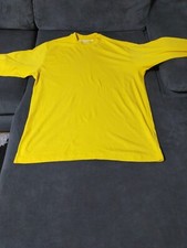 Hoodboyz Herren Langarm T Shirt Gelb Gr 2XL Neuwertig 