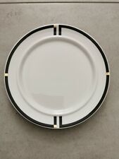 6 Rosenthal Porzellan Cupola Nera Kuchen-Teller 20 cm  Gebraucht Guter Zustand