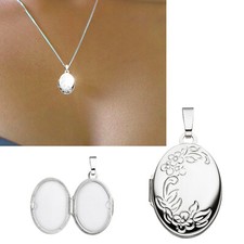 Medaillon 585 echt Gold Blumen