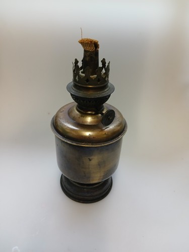 Petroleumlampe messing antik - petroleumlampe,