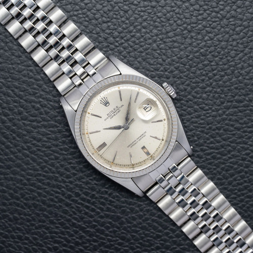 Rolex datejust 1601 silver - rolex,