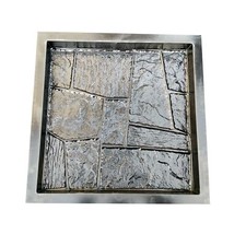 Gießform Schalungsform Betonform Gehwegplatten Bruchstein Form für Beton 40x40cm
