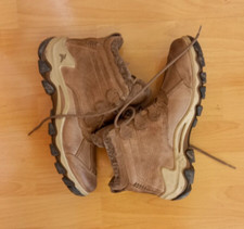 ECCO 40 Echtleder Stiefel, Boots, Lammfell innen, imprägniert neuwertig