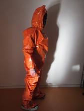 CSA Chemikalien Schutz PVC Anzug Overall Nylon  Rückeneinstieg XXL