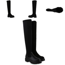 Damen overknees stiefel - overknees,