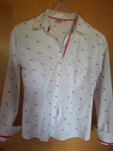 Trachtenbluse damen weiß mit - trachtenbluse,
