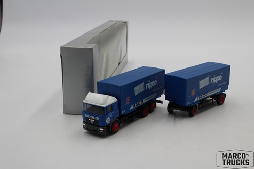 Herpa man f2000 - f2000, wp-hängerzug