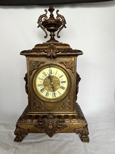 Französische kaminuhr messing - französische,