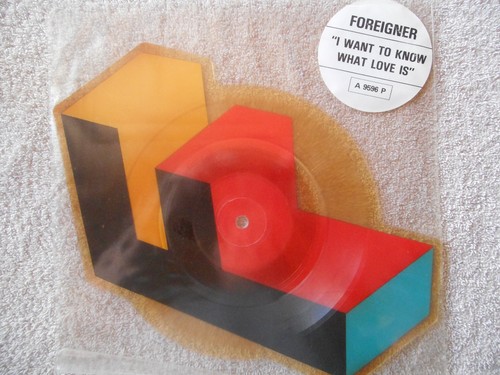Foreigner picture disc - foreigner, picture-disc-shape