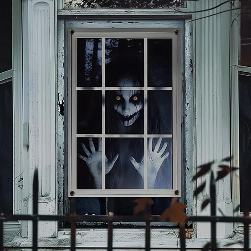 Halloween fensterdeko 80x120cm - halloween,