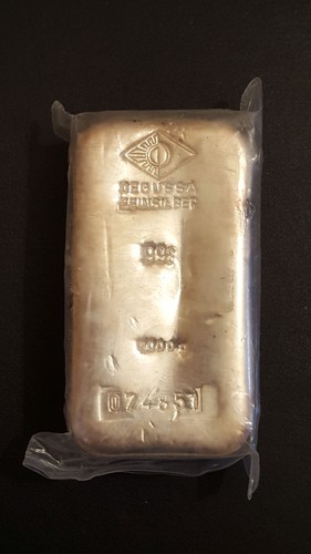 Silberbarren degussa - kg,