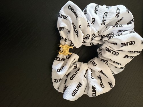 Celine scrunchie weiß - scrunchie,