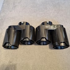 1 Paar Quad Kohlefaser Auspuff