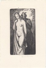 Exlibris Bookplate Radierung