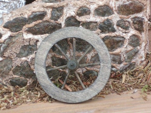 Krippenzubehör wagenrad mit - -wagenrad,