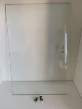 Glasplatte für BESTA-Schrank Vitrine von IKEA inkl. Halterungen 35x55,5 cm