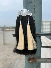 Schottische Handarbeit 100 % Original langes Pferdehaar antik Herren Kilt Out...