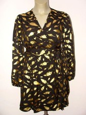 Elegantes Wickel Kleid Größe