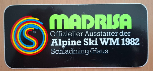 Aufkleber madrisa alpine - aufkleber,