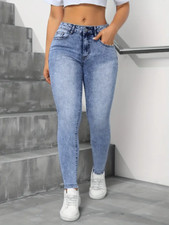 Damen Jeans Skinny High Waist