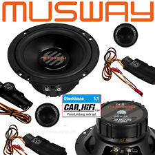MUSWAY ML-6.2E 16,5cm 2-Wege-Lautsprecher Set Auto Boxen 200 Watt 4 Ohm
