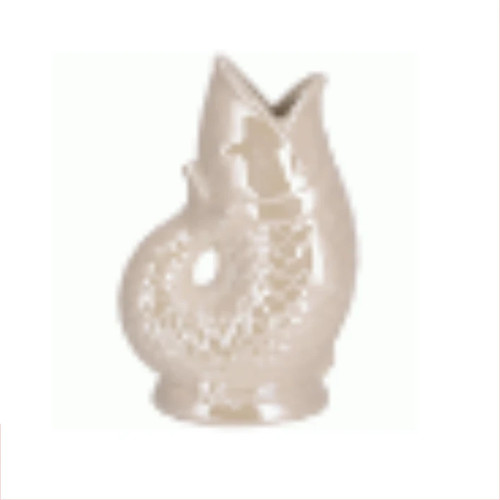 Fisch vase creme oder grün - oder,