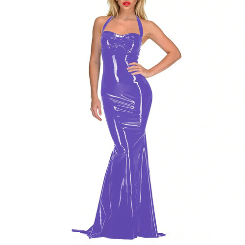 Hochelastisches pvc lederkleid - hochelastisches, pvc-lederkleid