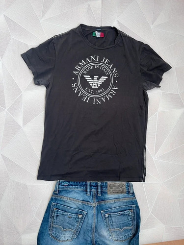 Armani jeans shirt - jeans, schwarz