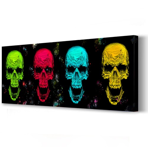 Totenkopf abstrakt wandbilder - totenkopf,