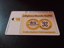 K 952/92 Telefonkarte Ratiopharm  sauber gebraucht  Aufl.12000