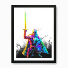 Ritter in glänzender Rüstung