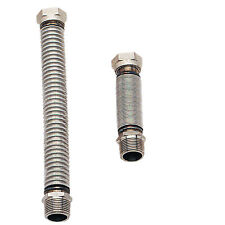 Inoflexi Edelstahlwellrohr Wellrohr ziehbar reckbar flexibel 1/2" 3/4" 1"