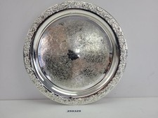 Tablett "Zur Silberhochzeit von Uschi u. Helmut" Gravur Relief Deko #259329