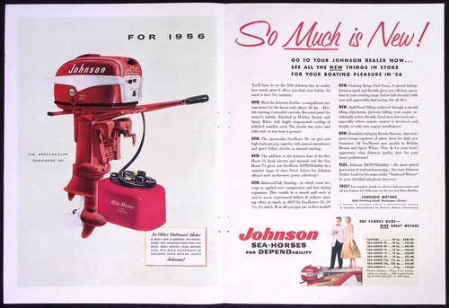1956 johnson motors hp - 1956,