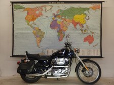 Schul-Wandkarte Weltkarte 1860-1914 Deutsches Kaiserreich Russland 269x166c 1983